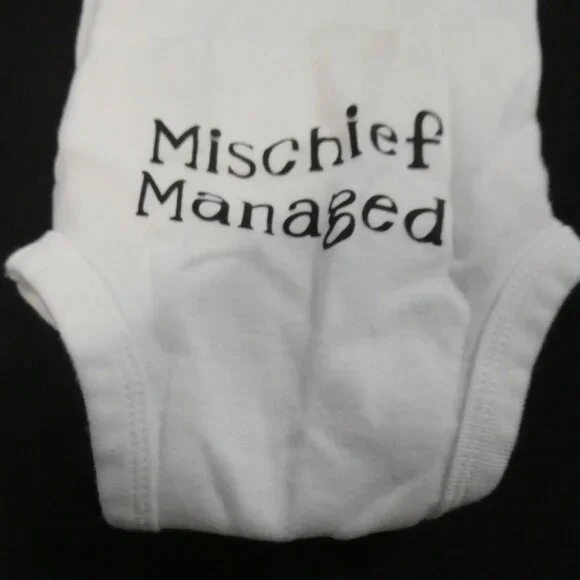 GERBER Harry Potter "I Solemnly Swear That I Am Up To No Good" Onesie - 0-3 M - Picture 15 of 15